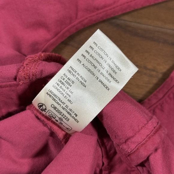 Free People Women's Size 12 Holly Berry Velvet Party Starter Belted Jumpsuit - Picture 11 of 12